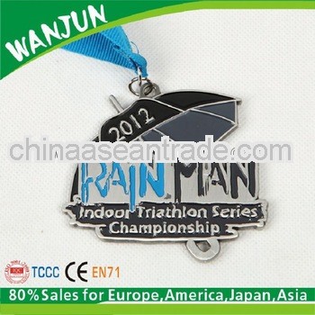 2013 hottest custom awards medals with gold plating