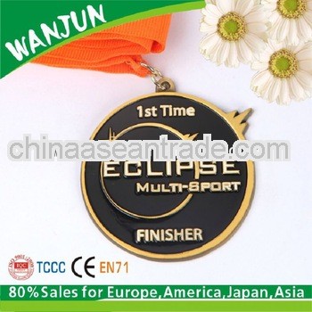 2013 hottest rotary santa run medal with ribbon