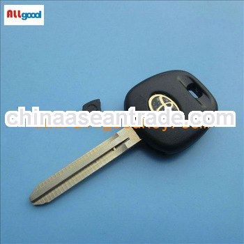 2013 key case for Toyota transponder key shell with TOY43 blade toyota corolla car key