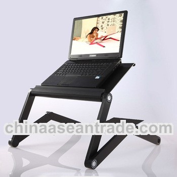 2013 latest ergonomic 360 degree folding laptop desk cheap laptop desk aluminum laptop desk for bed