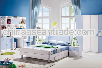 2013 naive children bedroom suite was made from E1 MDF board and environmental protection paint