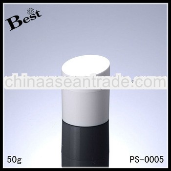 2013 new 50g plastic jar; PS jar with ABS cap