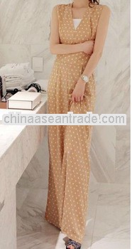 2013 new Hollow out back sleeveless Jumpsuit for women HSJ609
