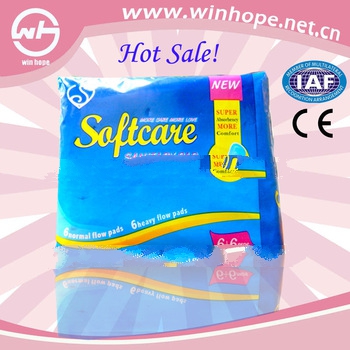 2013 new arrival comfortable!! blue core sanitary napkins