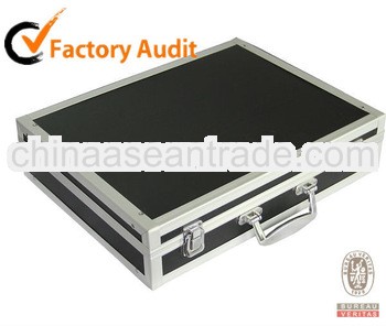 2013 new arrival functional black pure aluminum frame Aluminum tool kit case