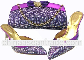 2013 new arrival wedding shoe and bag sexy lady 's shoe and bags for wedding CBS2011 gold