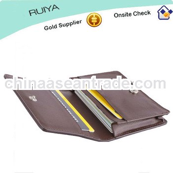 2013 new design luxury leather card holder