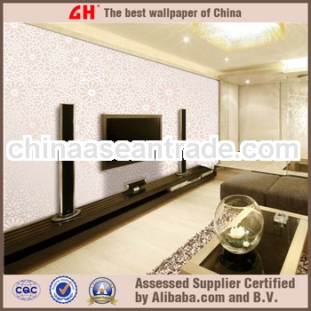 2013 new fashion nonwoven decorative tv wall panel