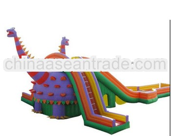 2013 new hot dinosaur inflatable slide, inflatable playground for kids