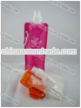 2013 new style reusable foldable water bottle with logo