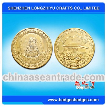 2013 newest Chinese gold coin for commemorative