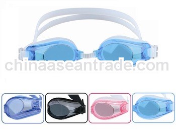 2013 novelty swimming goggles, siamesed style with gasket and strap, free swimming goggle