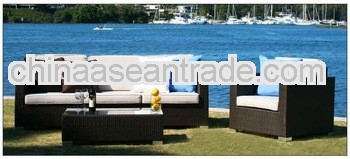 2013 popular outdoor rattan sofa set-AWRF5087-4 anti-UV
