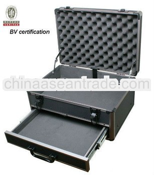 2013 stylist black heavy duty aluminum case drawers trolley MLD-AC1050