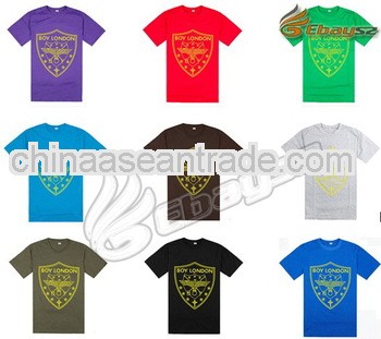 2013 xxl 100% cotton fashion men t shirts
