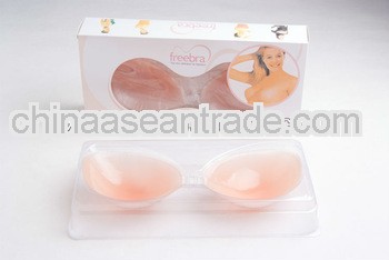 2013 year sexy triumph strapless silicone breast bra set