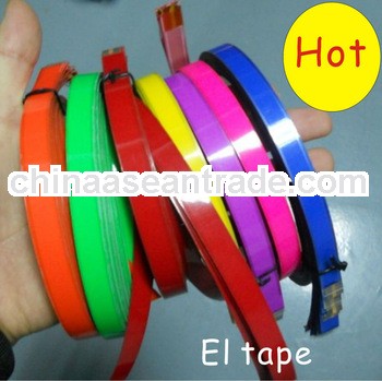 2014Hot sale Colorful EL tape for decoration