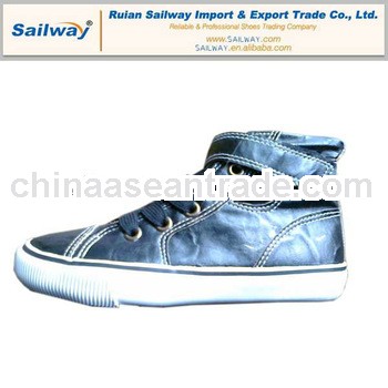 2014 Fashion Plimsolls Casual Shoes Hi cut PU Buckle Upper Rubber Sole Size 41- 46