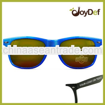 2014 Hot Selling Gold Lens Promotional Best Wayfarer Sunglasses
