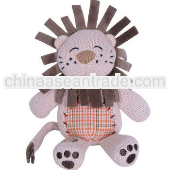 2014 Hot selling high quality soft plush animal toys lion