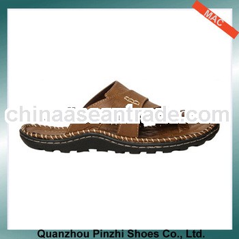 2014 New Design Fancy Leather Slipper for Men