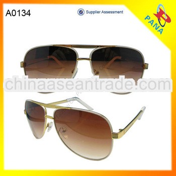 2014 Yellow Best Quality Sunglass Aviator Mirrored FDA CE