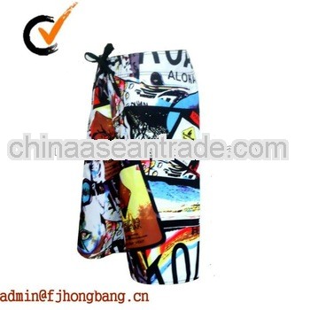 2014 full sexy image man's fashion beach short