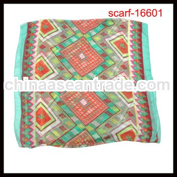 2014 girl spring printed infinity scarf