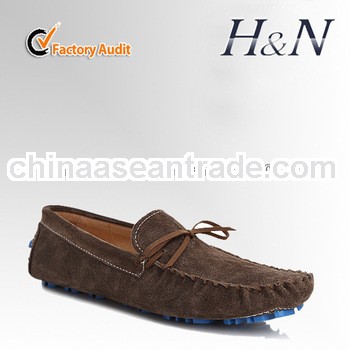 2014 high quality free sample man moccasin shoe