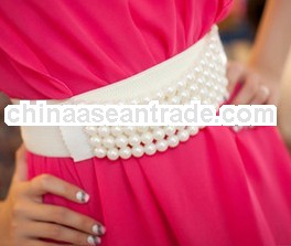 2014 ladies' fabric bead belts