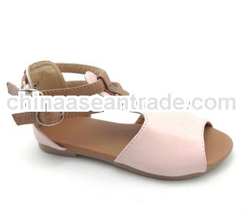 2014 peep toe beach sandal fashion lady shoe
