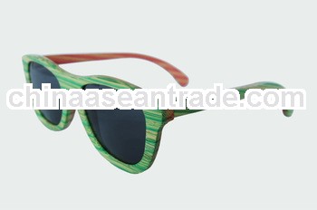 2014 top selling colorful wooden sunglasses ,bamboo sunglasses