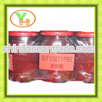 205g tomato ketchup bottle with HACCP