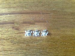 925 Sterling Silver Crabs Charms