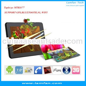 20pcs 7" 3G Dual SIM Card Phone Call Tablet PC GPS Android 4.0 MTK8377 Dual Core 8GB Bluetooth