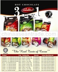 HOT CHOCOLATE PRODUCT RANGE & PACKING