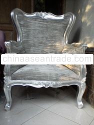 louis arm chair gold furnishing