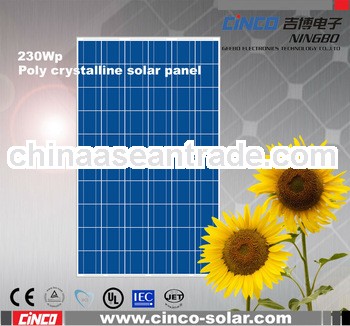 230W poly crystalline solar panel, PV solar module