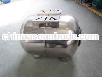 24L Horizontal Type Stainless Steel Pressure Vessel Tank