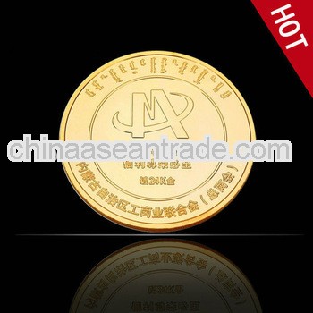 24k Gold Plated Souvenir Coin/Custom Metal Coin (SW)