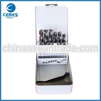 25Pieces hss twist drill set