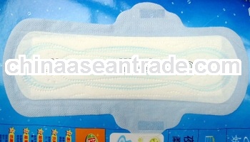 290mm feminine pads with blue printing/ultra thin