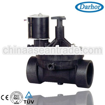 2/2 Way DHS Series plastic solenoid valve for garden irrigation 2 inch