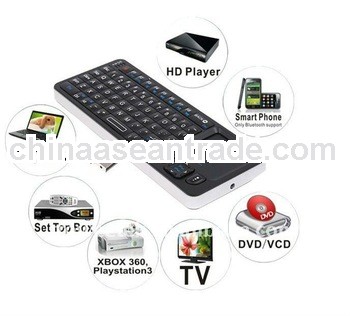 2.4GHz Mini Wireless IR Learning Remote Control Keyboard with Touchpad