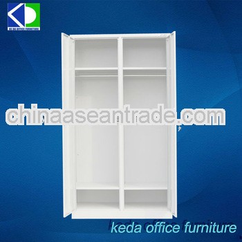 2 Doors Metal Dressing Cabinet Clothes Garderobe