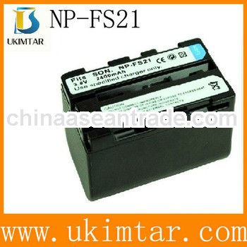 2 fully decoded 400mAh NP-FS21/FS22 digital camera battery for sony