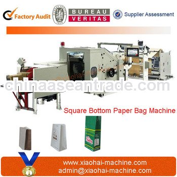 2 layer kraft food paper bag making machine