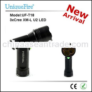 2 modes q5 green light lamp torch