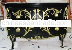 French Louis Carved Chest of Drawers - Indoor Mahogany Furniture