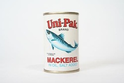Uni-pak Mackerel in Natural oil
